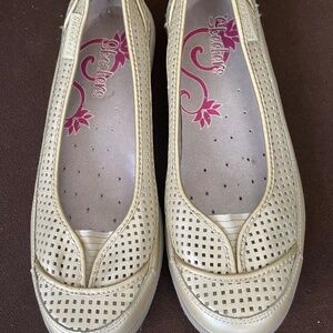 Brushef Golden Flat Sketchers slip ons -